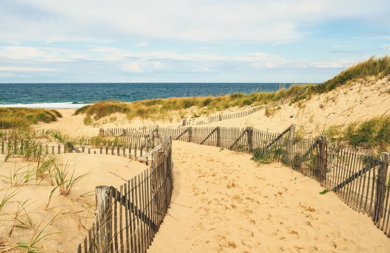 Beach at Harbor Hotel Provincetown.