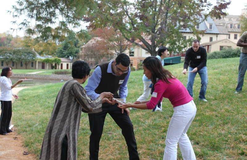 Team building at Boar's Head Resort.