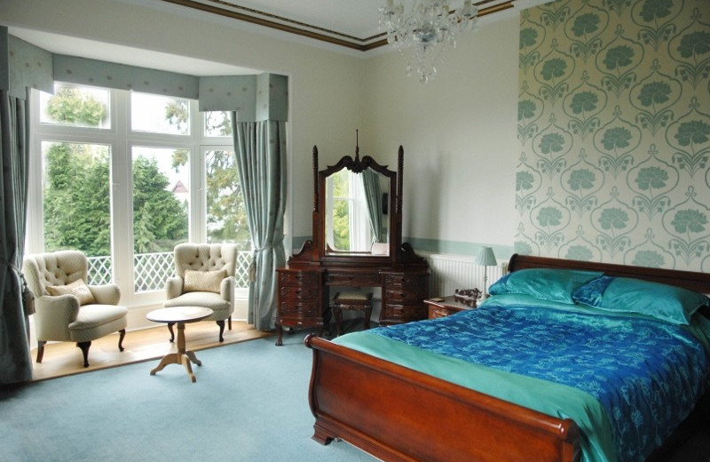 Guest room at Lairbeck Country House Hotel.