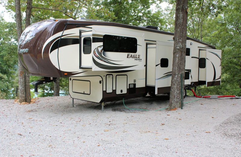 RV camp at Lynnhurst Family Resort.