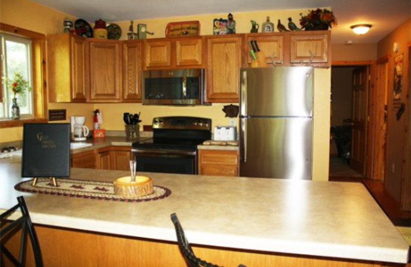 Sand County Service Company - Linken Log kitchen.