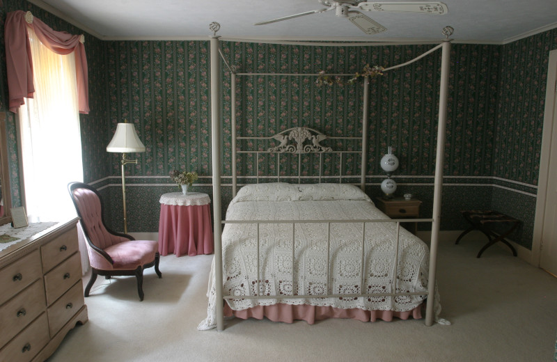 Guest room at Wagner's 1844 Inn.