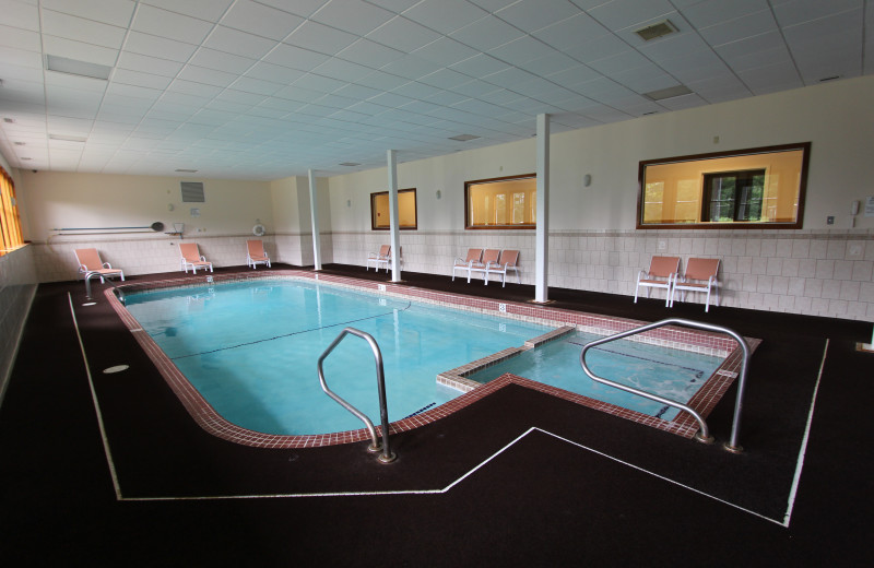 Indoor pool at The Lodge at Lincoln Station.