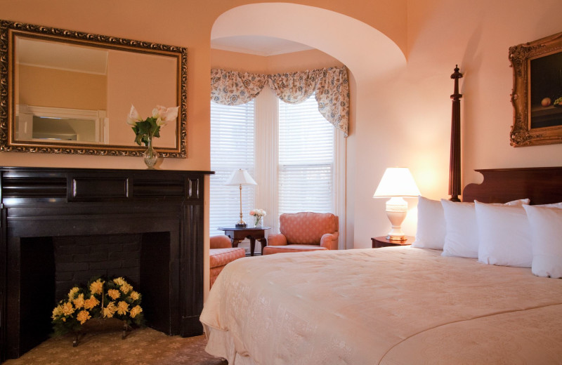 Guest room at Middlebury Inn.