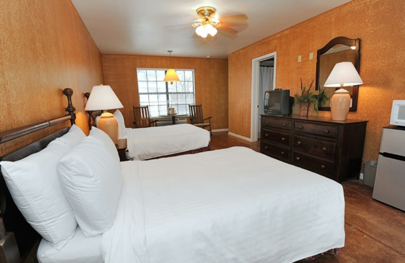 Guest room at Utopia on the River.