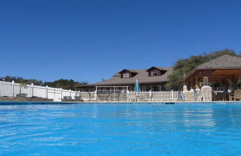 Outdoor pool at Silver Spur Guest Ranch.