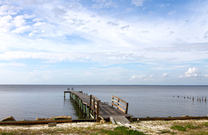 Rental dock at Reed Real Estate Vacation Rentals.