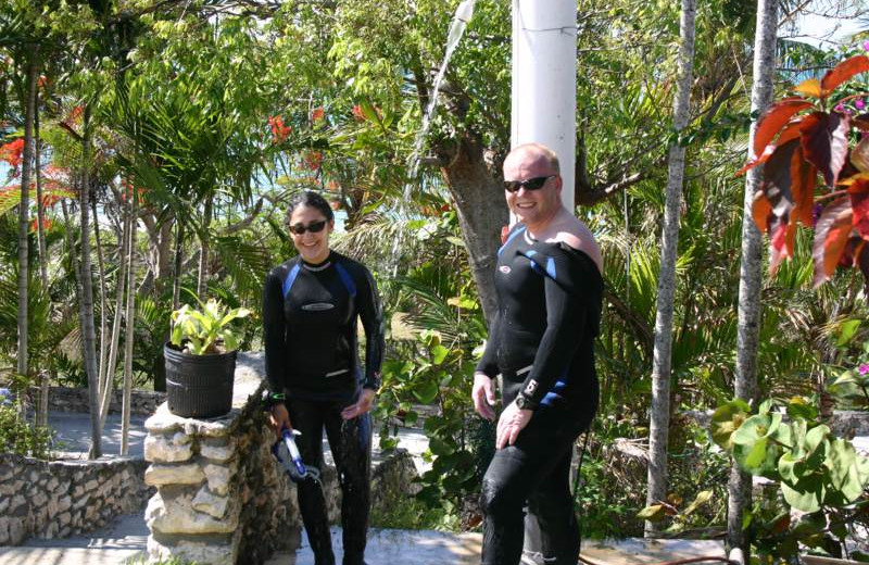 Divers at Orange Hill Beach Inn.