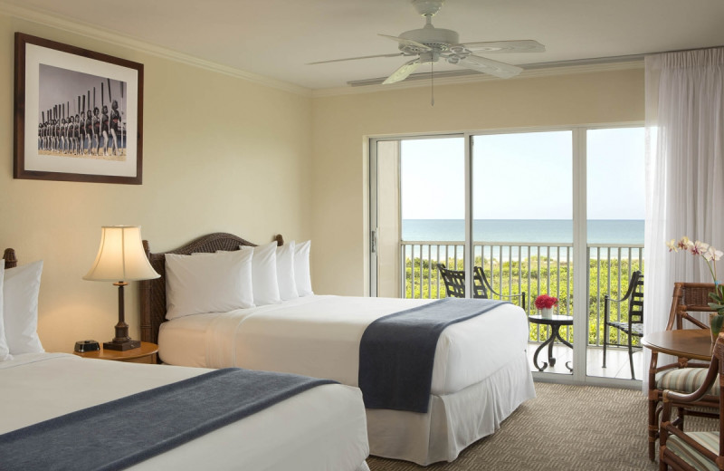 Guest room at Sanibel Inn.