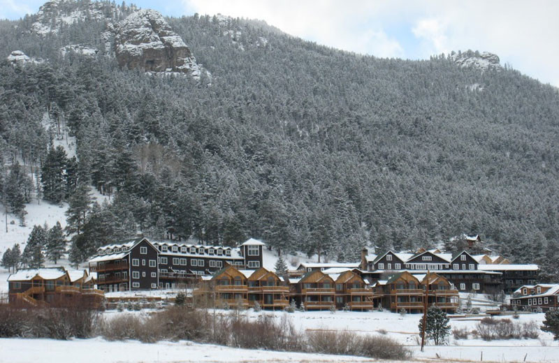 Winter time at Marys Lake Vacation Condos.