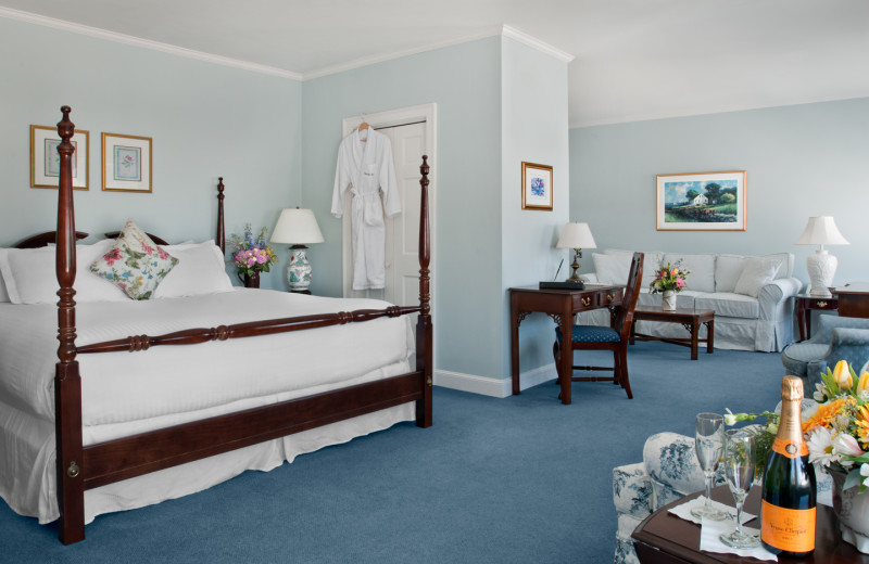 Guest room at Black Point Inn.