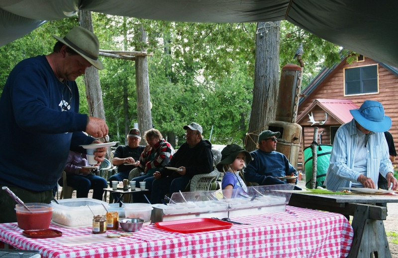 Family picnic at Heston's Lodge.