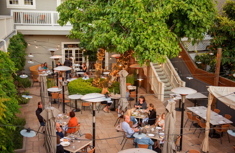 Patio at El Dorado Hotel.