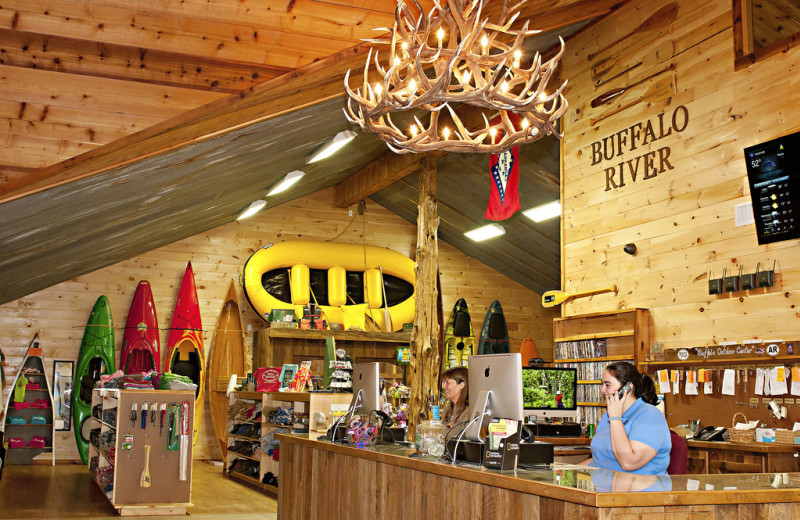 Outdoor outfitter at Buffalo Outdoor Center.