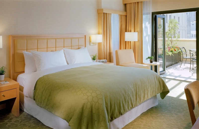 Guest room at Orchard Garden Hotel.