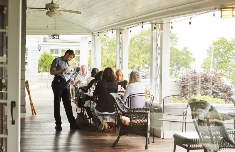 Patio at Black Point Inn.