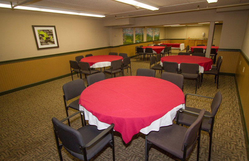 Meeting room at Black Bear Lodge.