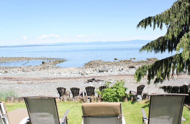 Beach view at Shady Shores Beach Resort.