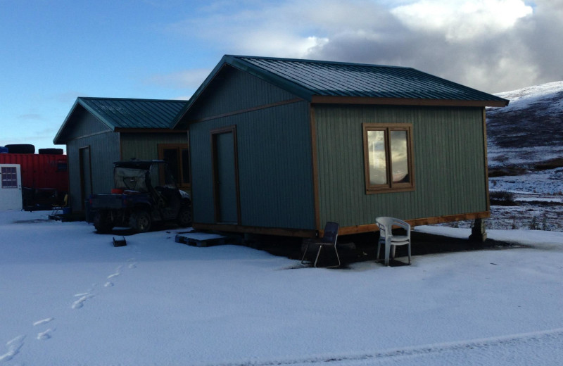 Cabins at AkAu Alaska Gold & Resort.