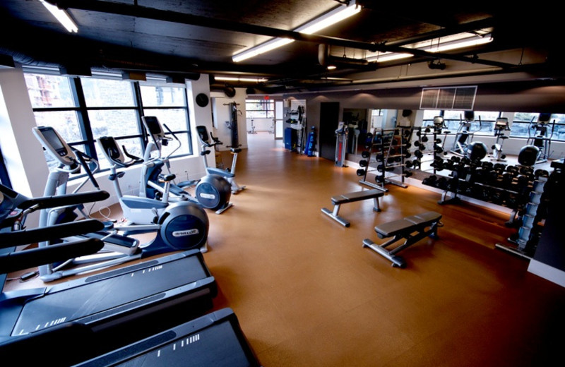 Fitness center at Solara Resort & Spa.