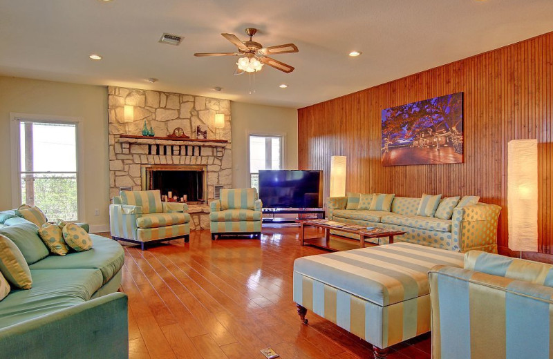 Living room at The Heart of Texas Ranch.