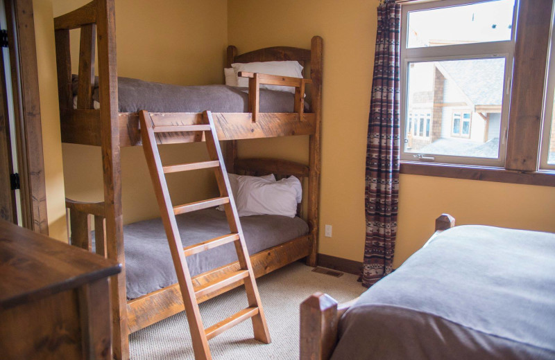 Guest bedroom at Northstar Mountain Village Resort.