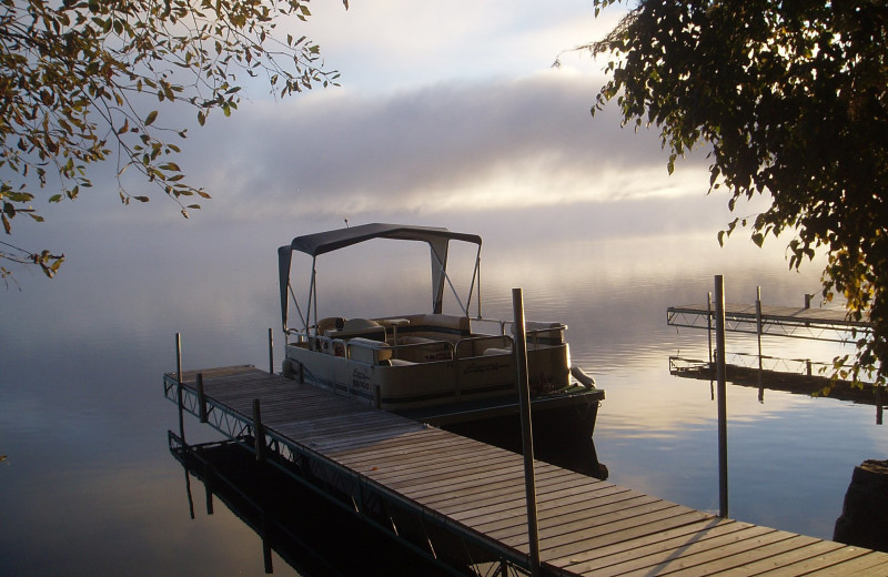 Dock at Timber Trail Lodge & Resort.