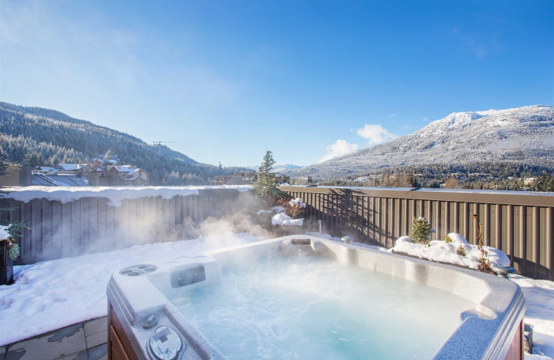 Guest hot tub at Sundial Boutique Hotel.