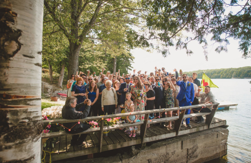 Weddings at Bobs Lake Cottages.