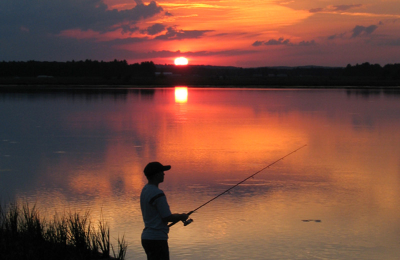 Fishing at Nor'Wester Lodge & Canoe Outfitters.