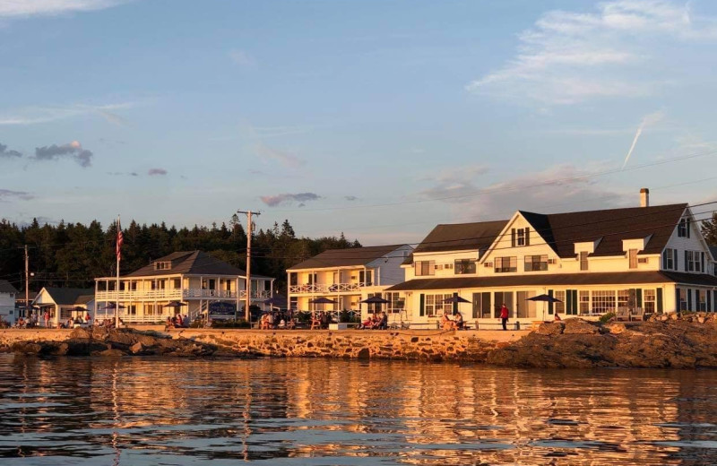 Exterior view of Ocean Point Inn.