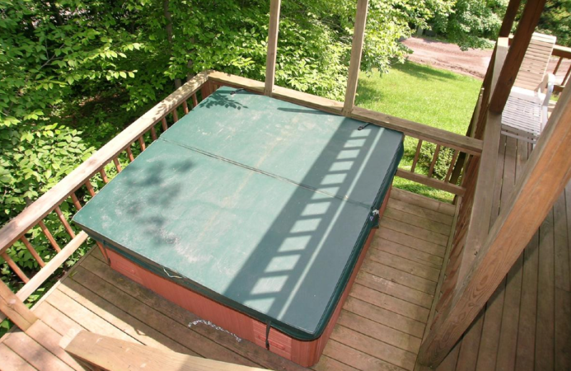 Vacation rental jacuzzi at Beaver Ridge and Northpoint.