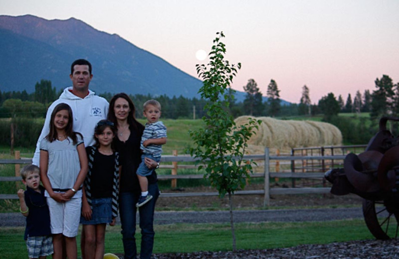 Family at Gentry River Ranch.