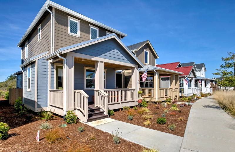 Rental exterior at Oyhut Bay Seaside Village.
