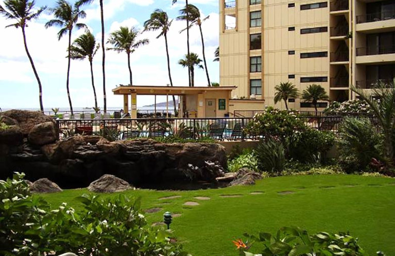 Exterior view of Sugar Beach Resort.