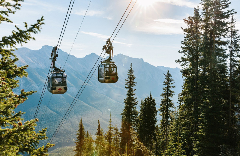 Gondola near Banff Ptarmigan Inn.