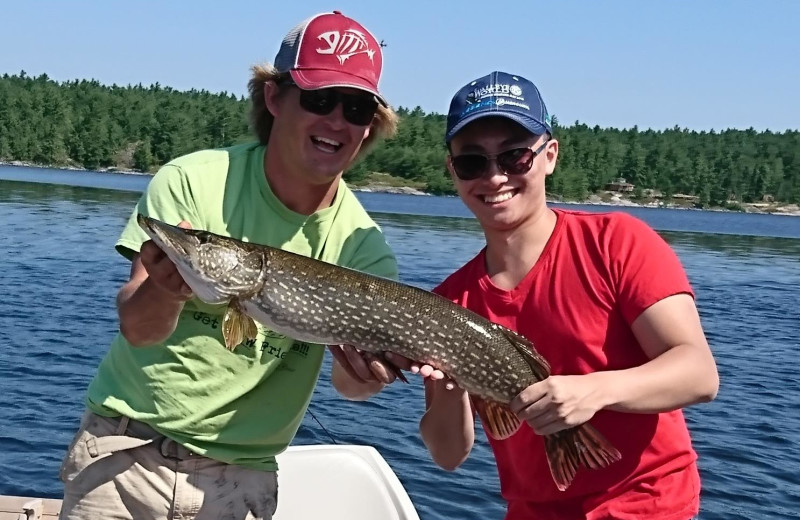 Fishing at Wolseley Lodge.