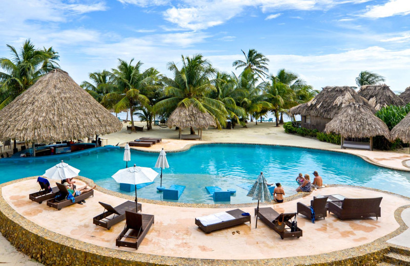 Outdoor pool at Captain Morgan's Retreat.