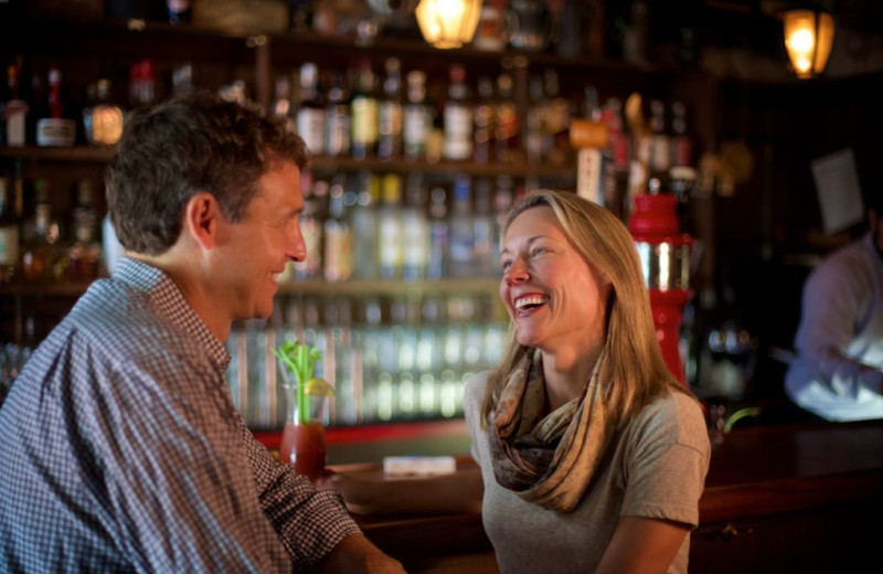 Couple dining at Red Lion Inn.