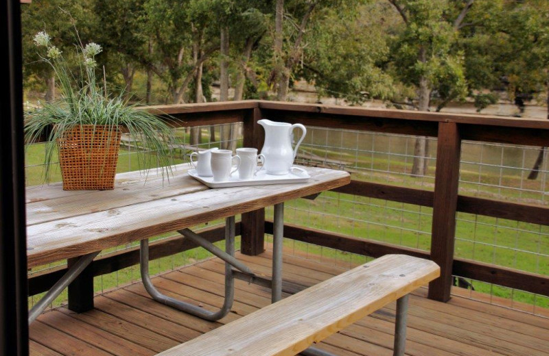 Deck view at Rio Guadalupe Resort.