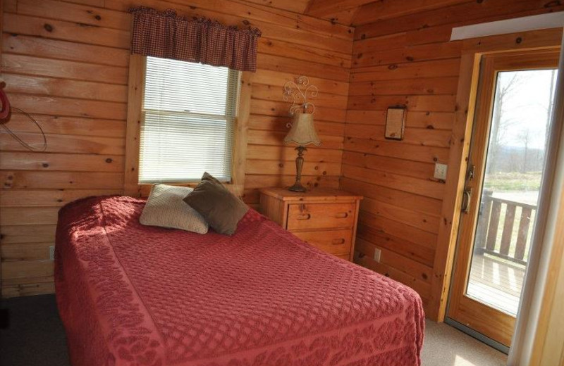 Cabin Interior at Bass Mountaintop Cabin Rentals