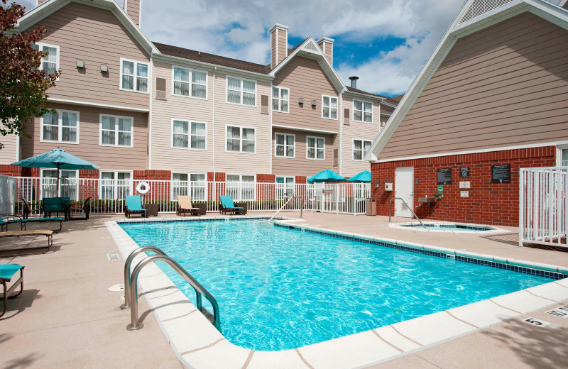 Outdoor pool at Residence Inn by Marriott Grand Rapids West.