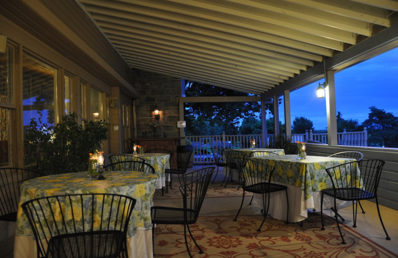 Dining at Strathmere Retreat & Spa.