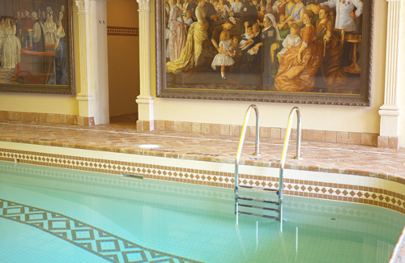 Pool view at Prince of Wales Hotel.