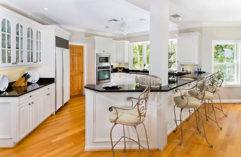 Rental kitchen at Kingfisher Vacations, Inc.