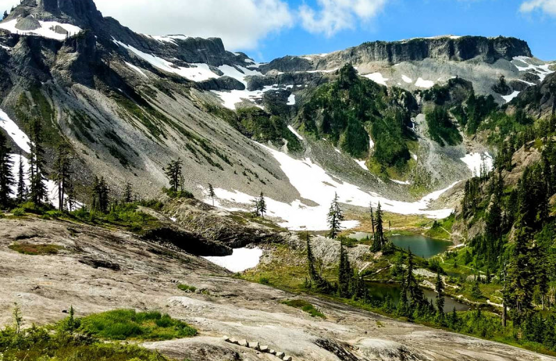 Mountains near Mt. Baker Lodging.