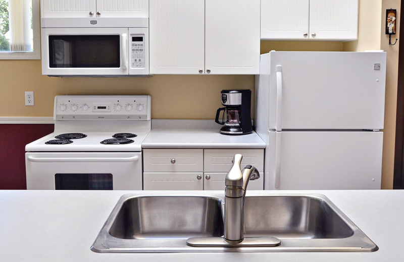 Guest kitchen at Ocean Trails Resort.