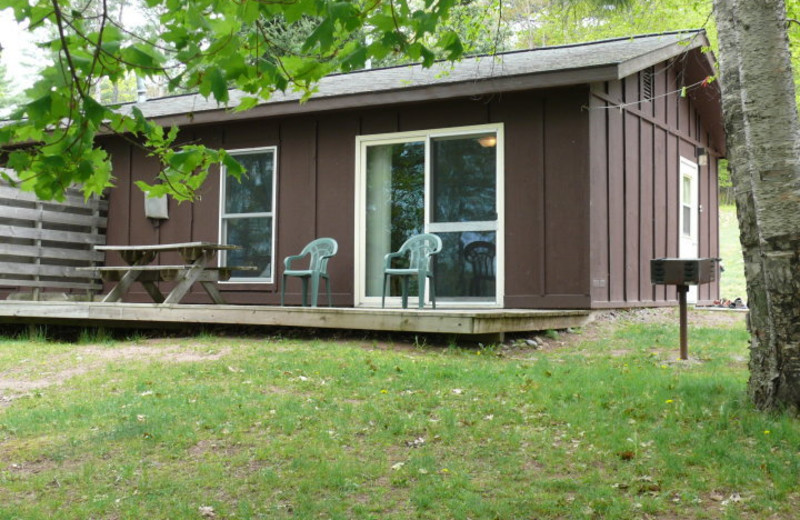 Exterior view of Deer Trail Lodge.