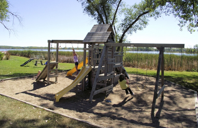 Playground at South Turtle Lake Resort.