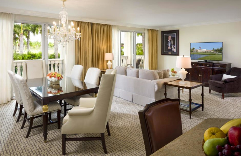 Guest suite at Trump National Doral Miami.